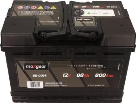 Maxgear 85-0014 - Аккумулятор autosila-amz.com