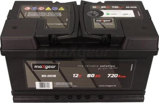 Maxgear 85-0015 - Стартерная аккумуляторная батарея, АКБ autosila-amz.com
