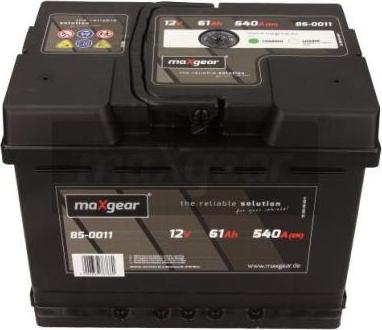 Maxgear 85-0011 - Стартерная аккумуляторная батарея, АКБ autosila-amz.com