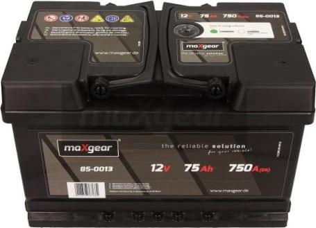 Maxgear 85-0013 - Стартерная аккумуляторная батарея, АКБ autosila-amz.com