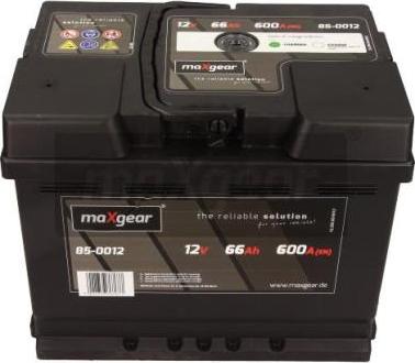 Maxgear 850012 - Стартерная аккумуляторная батарея, АКБ autosila-amz.com