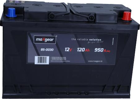 Maxgear 85-0030 - Стартерная аккумуляторная батарея, АКБ autosila-amz.com