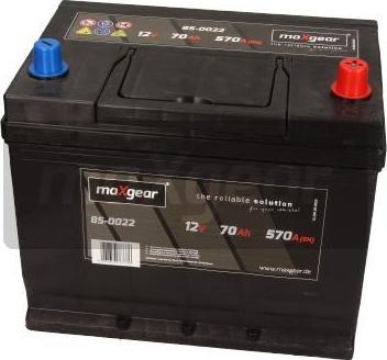 Maxgear 85-0022 - Стартерная аккумуляторная батарея, АКБ autosila-amz.com