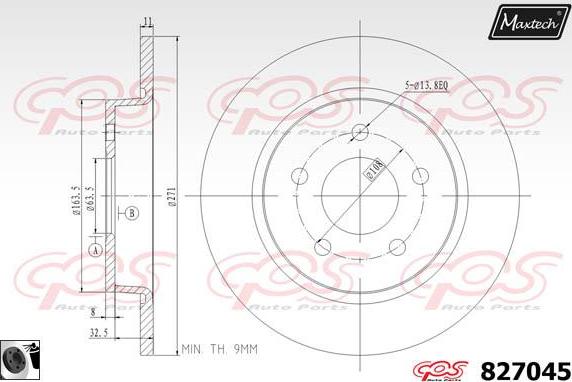 Maxtech 5271018 - Поворотный кулак, подвеска колеса autosila-amz.com