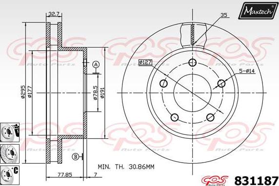 Maxtech 5271012 - Поворотный кулак, подвеска колеса autosila-amz.com