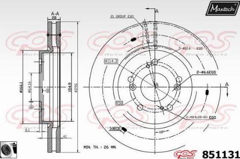 Walburg WBD1076 - Тормозной диск autosila-amz.com