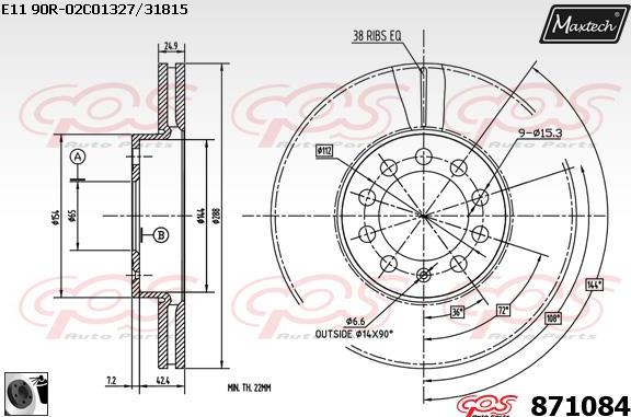 Maxtech 70160139 - Комплект направляющей гильзы, тормозной поршень autosila-amz.com