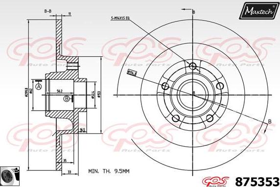 Maxtech 70180147 - Прокладка, поршень корпуса скобы тормоза autosila-amz.com