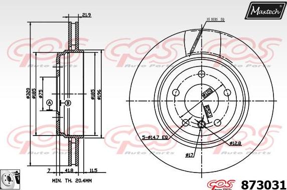 Maxtech 70180380 - Прокладка, поршень корпуса скобы тормоза autosila-amz.com