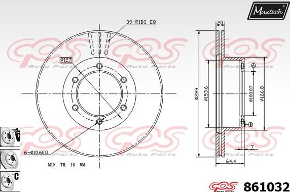 Maxtech 70200497 - Ремкомплект, тормозной суппорт autosila-amz.com