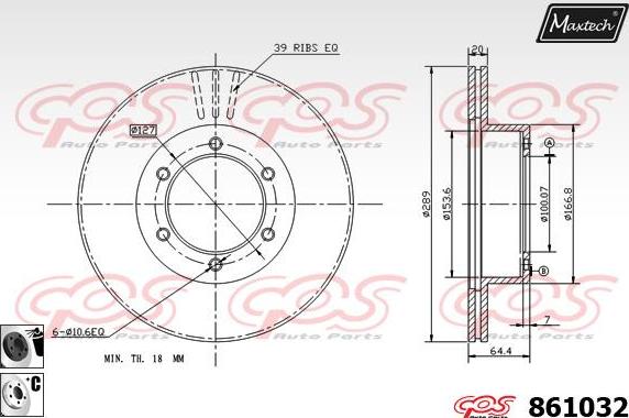 Maxtech 70200425 - Ремкомплект, тормозной суппорт autosila-amz.com