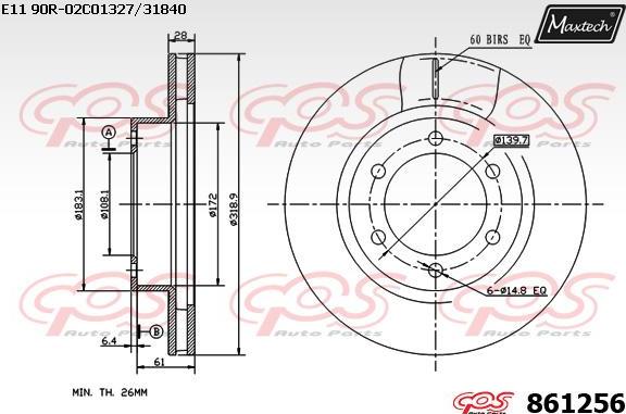 Maxtech 70200607 - Ремкомплект, тормозной суппорт autosila-amz.com