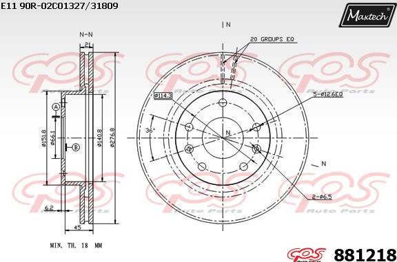 Maxtech 70200187 - Ремкомплект, тормозной суппорт autosila-amz.com