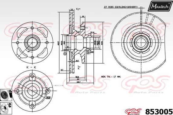 Maxtech 70200730 - Ремкомплект, тормозной суппорт autosila-amz.com