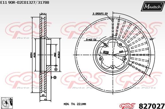 Maxtech 71810205 - Направляющий болт, корпус скобы тормоза autosila-amz.com