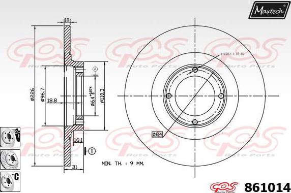 Maxtech 72941003 - Поршень, корпус скобы тормоза autosila-amz.com