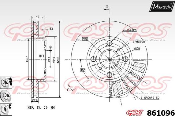 Maxtech 72942021 - Поршень, корпус скобы тормоза autosila-amz.com