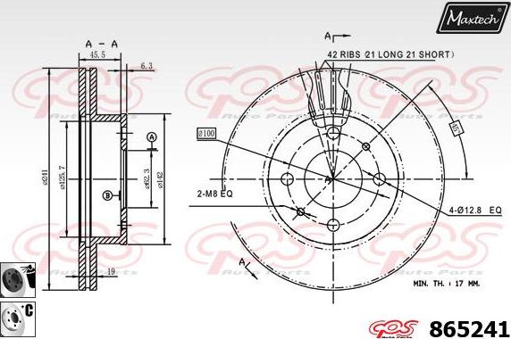 Maxtech 72942023 - Поршень, корпус скобы тормоза autosila-amz.com