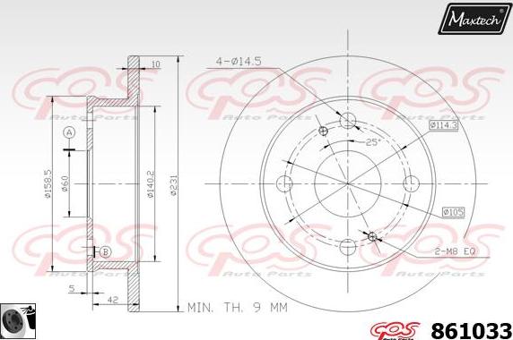 Maxtech 72954001 - Поршень, корпус скобы тормоза autosila-amz.com