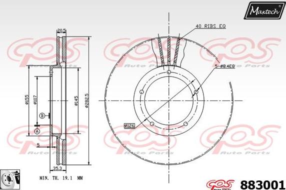 Maxtech 72934035 - Поршень, корпус скобы тормоза autosila-amz.com