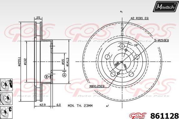 Maxtech 72938010 - Поршень, корпус скобы тормоза autosila-amz.com