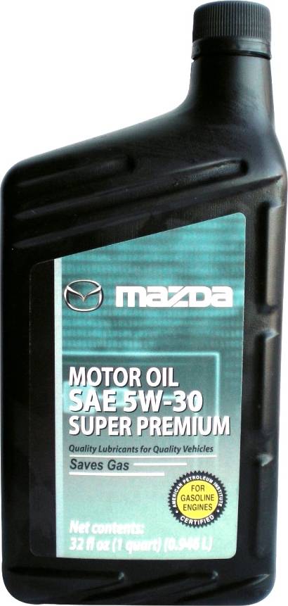 MAZDA 0000775W30QT - Масло моторное MAZDA MOTOR OIL SN 5W-30 полусинтетическое 0.946 л 0000-77-5W30QT autosila-amz.com