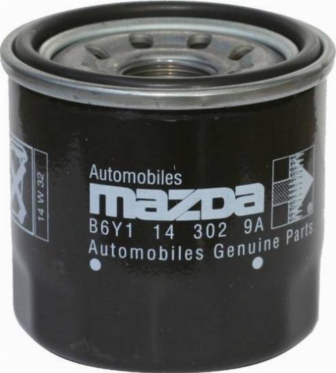 MAZDA B 6Y1-14302-9A - фильтр масляный!\ Mazda 2/3/323/6/626/CX-3/CX-5 1.3-2.0 77> autosila-amz.com