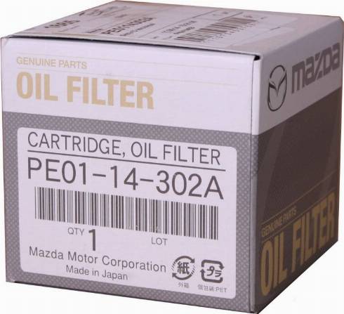 MAZDA PE01-14-302A 9A - Масляный фильтр autosila-amz.com