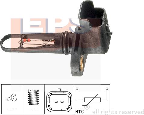 MDR EPS-1994 021 - Датчик, температура впускаемого воздуха autosila-amz.com