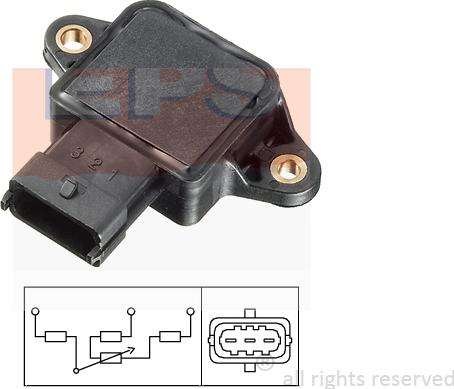 MDR EPS-1995 086 - Датчик, положение дроссельной заслонки autosila-amz.com