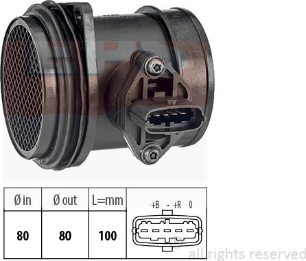 MDR EPS-1991 332 - Датчик потока, массы воздуха autosila-amz.com