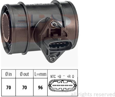 MDR EPS-1991 289 - Датчик потока, массы воздуха autosila-amz.com