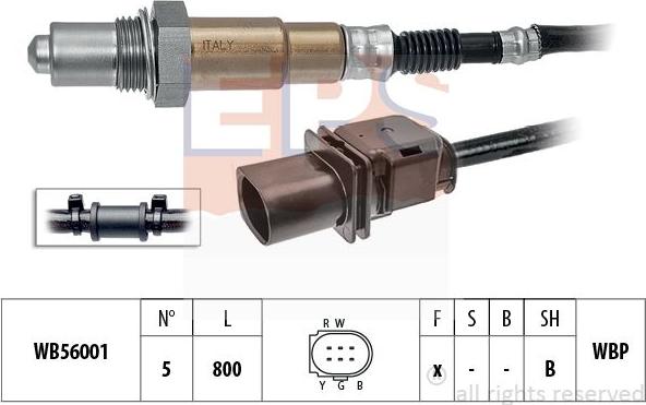 MDR EPS-1998 442 - Лямбда-зонд, датчик кислорода autosila-amz.com