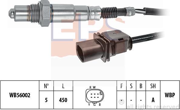 MDR EPS-1998 468 - Лямбда-зонд, датчик кислорода autosila-amz.com