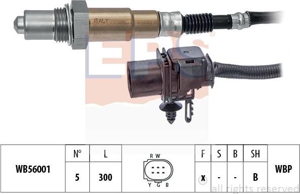 MDR EPS-1998 433 - Лямбда-зонд, датчик кислорода autosila-amz.com