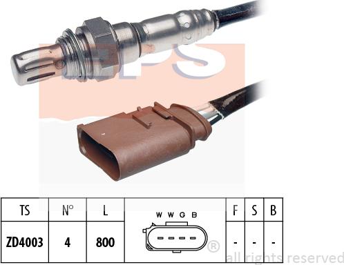 MDR EPS-1998 055 - Лямбда-зонд, датчик кислорода autosila-amz.com