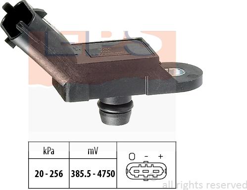 MDR EPS-1993 055 - Датчик, давление выхлопных газов autosila-amz.com