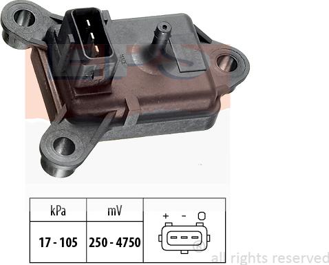 MDR EPS-1993 003 - Датчик, давление наддува autosila-amz.com