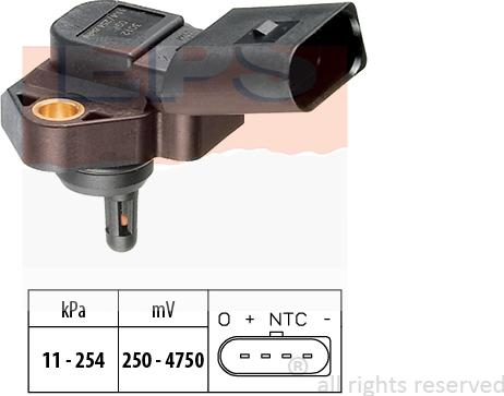MDR EPS-1993 012 - Датчик давления, усилитель тормозной системы autosila-amz.com