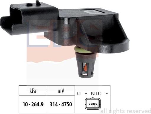 MDR EPS-1993 137 - Датчик, давление выхлопных газов autosila-amz.com