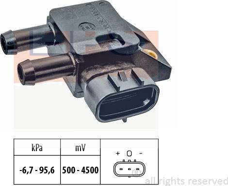 MDR EPS-1993 308 - Датчик, давление выхлопных газов autosila-amz.com