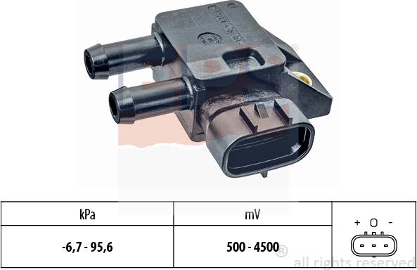 MDR EPS-1993 386 - Датчик, давление выхлопных газов autosila-amz.com