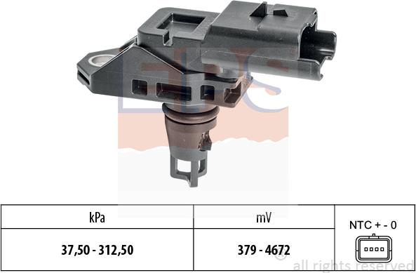 MDR EPS-1993 335 - Датчик давления воздуха, высотный корректор autosila-amz.com