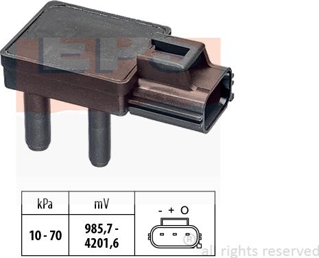 MDR EPS-1993 277 - Датчик, давление выхлопных газов autosila-amz.com