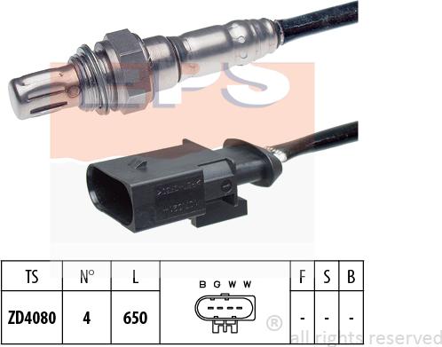 MDR EPS-1997 750 - Лямбда-зонд, датчик кислорода autosila-amz.com