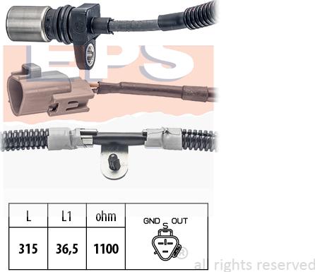 MDR EPS-1953 502 - Датчик импульсов, коленвал autosila-amz.com