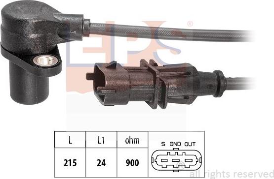 MDR EPS-1953 513 - Датчик импульсов, коленвал autosila-amz.com