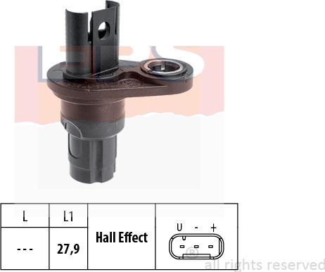 MDR EPS-1953 523 - Датчик RPM, частота вращения autosila-amz.com