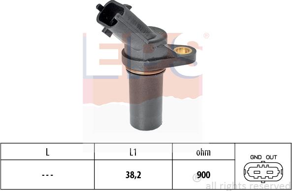 MDR EPS-1953 681 - Датчик импульсов, коленвал autosila-amz.com