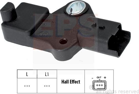 MDR EPS-1953 671 - Датчик импульсов, коленвал autosila-amz.com